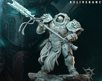 Miniatura Space Knight | Bastion of Light Variant II | Figurka z żywicy science fiction w 5 rozmiarach