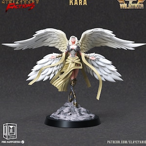 Female Valkyrie Angel Celestial Paladin of Vengeance | 28mm, 32mm, 75mm, 100m Scales | Dungeons and Dragons 5e/Pathfinder |Archvillain Games