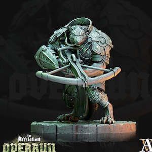 Wererat Crossbow Expert | Resin Miniature | Dungeons and Dragons | 28mm,32mm,75mm Scales | Pathfinder ratfolk | D&D |