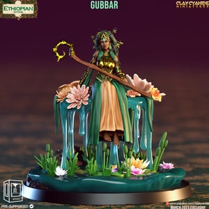 Female Human Druid Circle of Land Forest, Sorcerer| 28mm, 32mm, 54mm, 75mm Scale Resin Miniature | Dungeons and Dragons | Pathfinder |