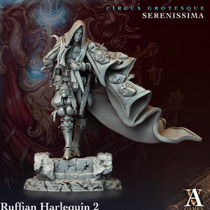 Voleur fantôme, assassin, bretteur | 28 mm, 32 mm, 54 mm, 75 mm, 100 mm Échelle | Figurine miniature Donjons et dragons D&D 5e | Jeux archivillains