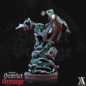 Vampire Count Evil Vermilach | 28mm, 32mm, 75mm Scale | Undead Dungeons and Dragons 5e Miniatures | Pathfinder | Archvillain games