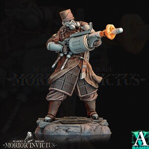 Miniatura Sci-Fi Light Infantry Army Veteran | 5 rozmiarów / skal | Figurka z żywicy | Morior Shocktrooper TPG