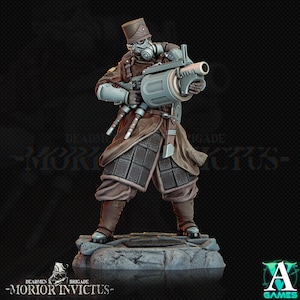 Miniatura Sci-Fi Lekkiej Piechoty Weteranów Armii | 4 rozmiary / skale | Miniatura żywiczna | Morior Shocktrooper TPG