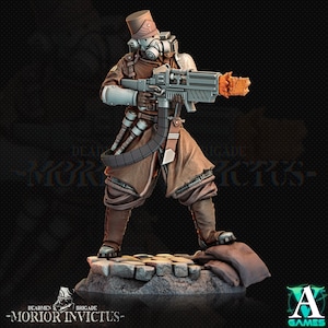 Miniatura Sci-Fi Light Infantry Army Veteran | 5 rozmiarów / skal | Figurka z żywicy | Morior Shocktrooper TPG