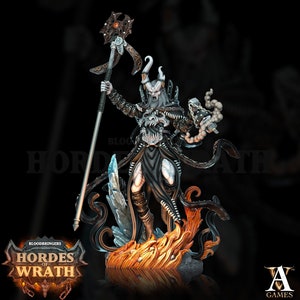 Fiend Warlock, Chaos Sorcerer | 28mm, 32mm, 54mm, 75mm, 100m, Scales | Dungeons and Dragons | Pathfinder Battle Wizard | Archvillain Games