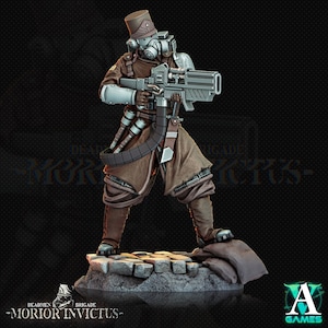 Miniatura Sci-Fi Light Infantry Army Veteran | 5 rozmiarów / skal | Figurka z żywicy | Morior Shocktrooper TPG