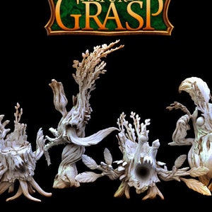 Tree Blight Stumps | Dungeons and Dragons Miniature  Available: 28mm, 32mm 75mm Scale |- Minis - D&D 5e Desert | Mini Monster Mayhem