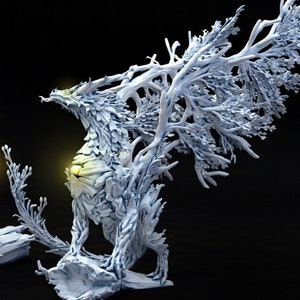 Forest Dragon miniature  | Available in Mature & Ancient sizes 225mm High |  Dragon Statue | Figurine | Dungeons and Dragons 5e