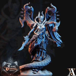 Marilith Demon General | Demon Prince | 127mm, 5 inches tall | Out of the Abyss | Demon | Dungeons and Dragons |