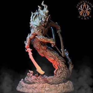 Salamander Edler Champion | 32mm 70mm | 28mm 60mm | Dungeons and Dragons Resin Miniatur | 3d gedruckte | Unlackierte Figur |