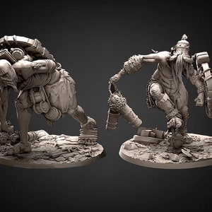 Hill Giant, Oger | 28mm & 32mm Scale | 90mm Tall (32mm scale)| Dungeons and Dragons | Pathfinder Oger | Daybreak Miniatures | Tabletop RPG |