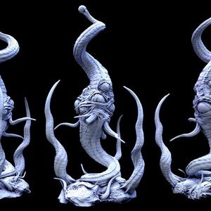 Mindwitness (Mind Flayer infected Beholder) Elder Brain |100 mm (3.9&quot;) tall 28mm,32mm,75mm Scales | Dungeons and Dragons |Pathfinder |DnD 5e