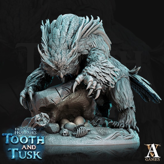 Owlbear Dnd 5e Monstrosity Miniature | 3 Poses Large, Huge, Gargantuan Size | Dungeons and Dragons