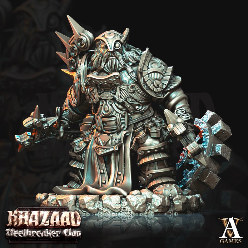 d&d dwarf fighter miniature