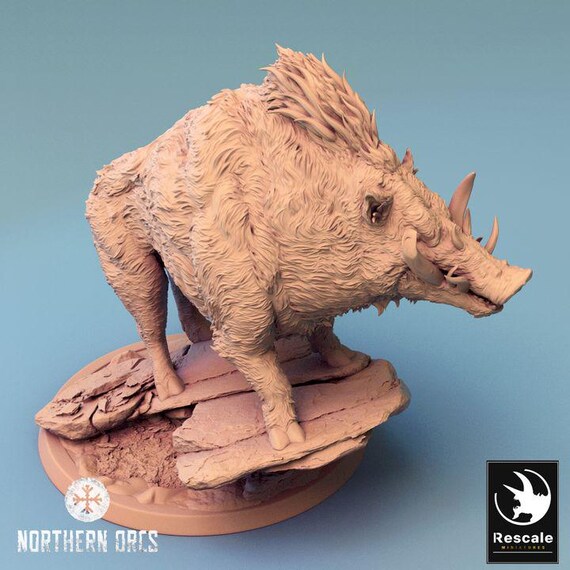 Wild Boar /giant Boar Miniatures | Dungeons and Dragons 5e | 5