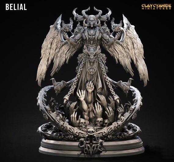 Demon Lord Miniature – Infernal Abyssal Overlord | 5 Sizes R - Etsy