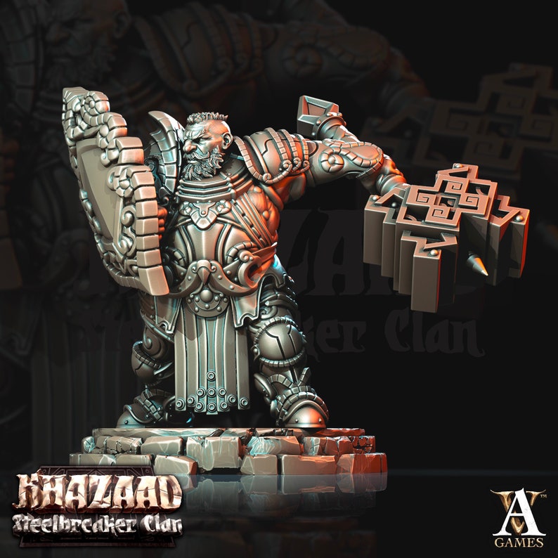 d&d dwarf fighter miniature