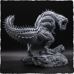 Kaiju Gargantuan Monster (4 sizes) D&D Miniature | Young, Adult, Huge, Gargantuan | Resin Statue | Figurine