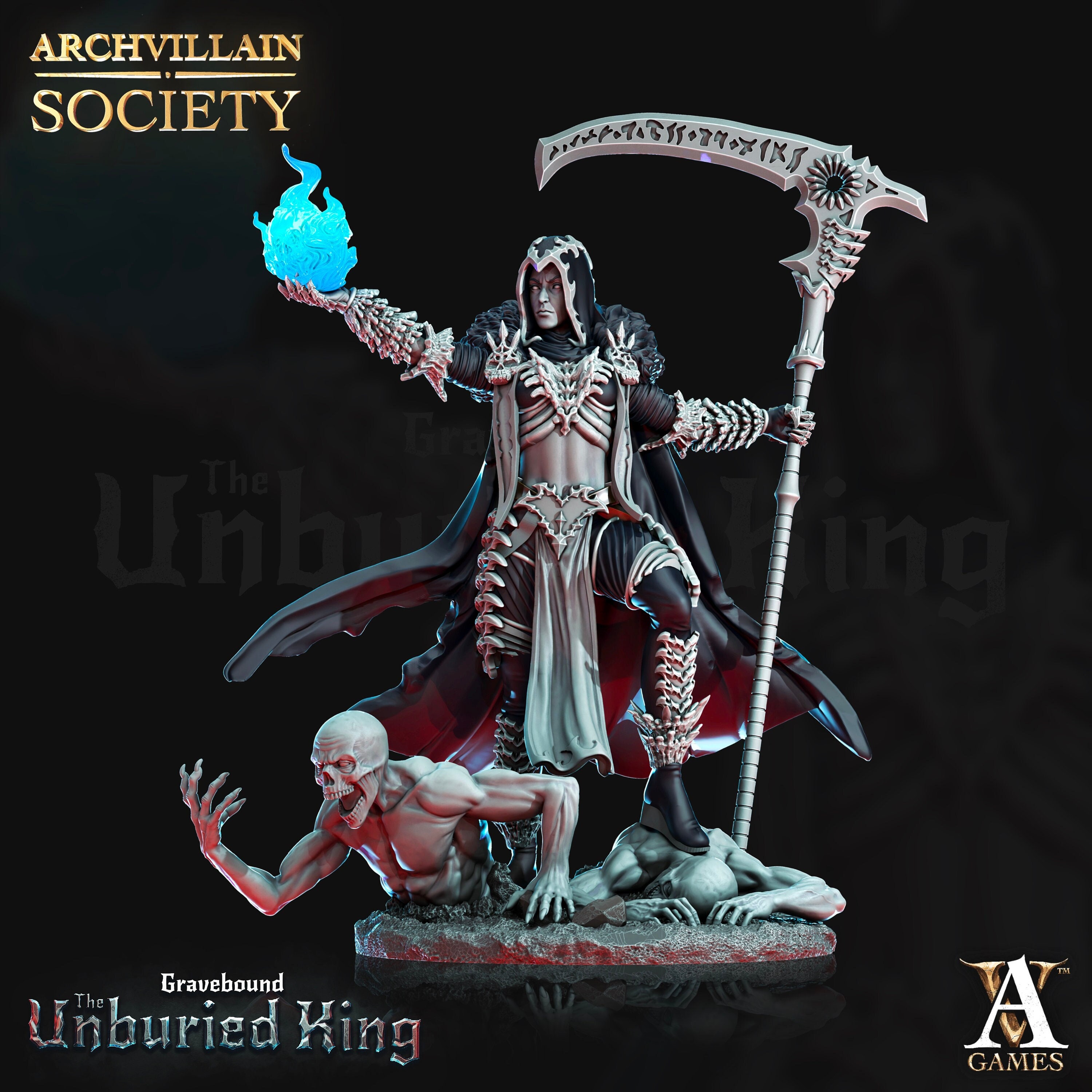 Human Female Sorcerer Warlock Cleric Necromancer |28mm,32mm,75mm Scales, 100mmTall| Dungeons and Dragons | Pathfinder | Battle Wizard