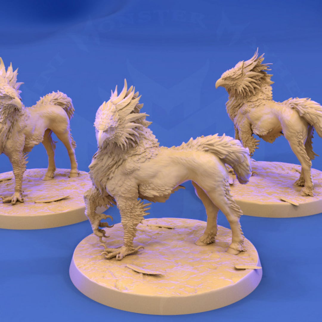 Hippogriff NO Wings Dungeons and Dragons Miniature Available 28mm