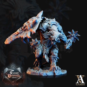 Tanarukk Demon DnD | 70mm | Foot soldier Demon |  32mm scale | Out of the Abyss | Demon | Dungeons and Dragons |