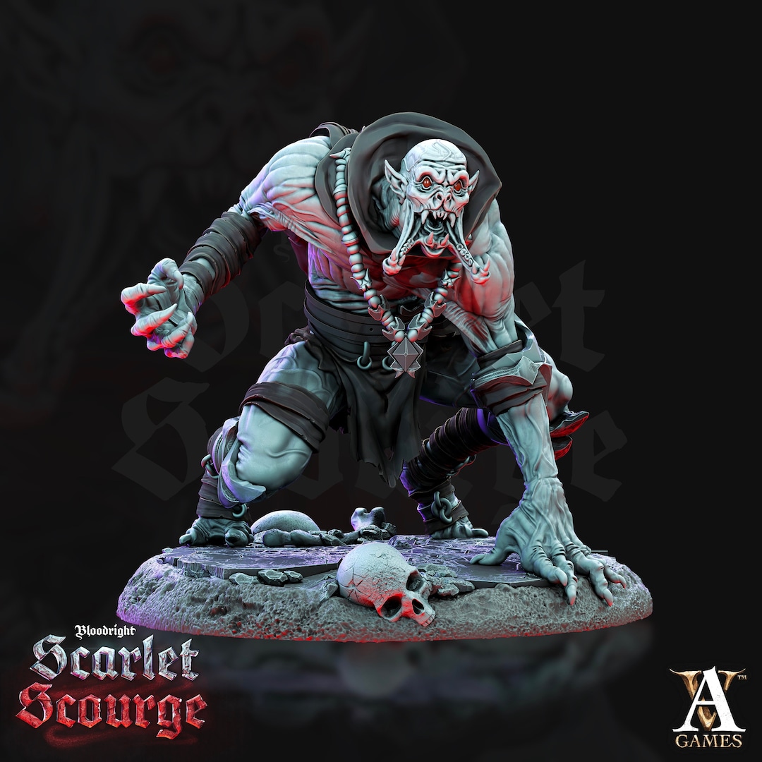 Undead Ghoul, Zombie | 28mm, 32mm,54mm,75mm, 100mm Scale