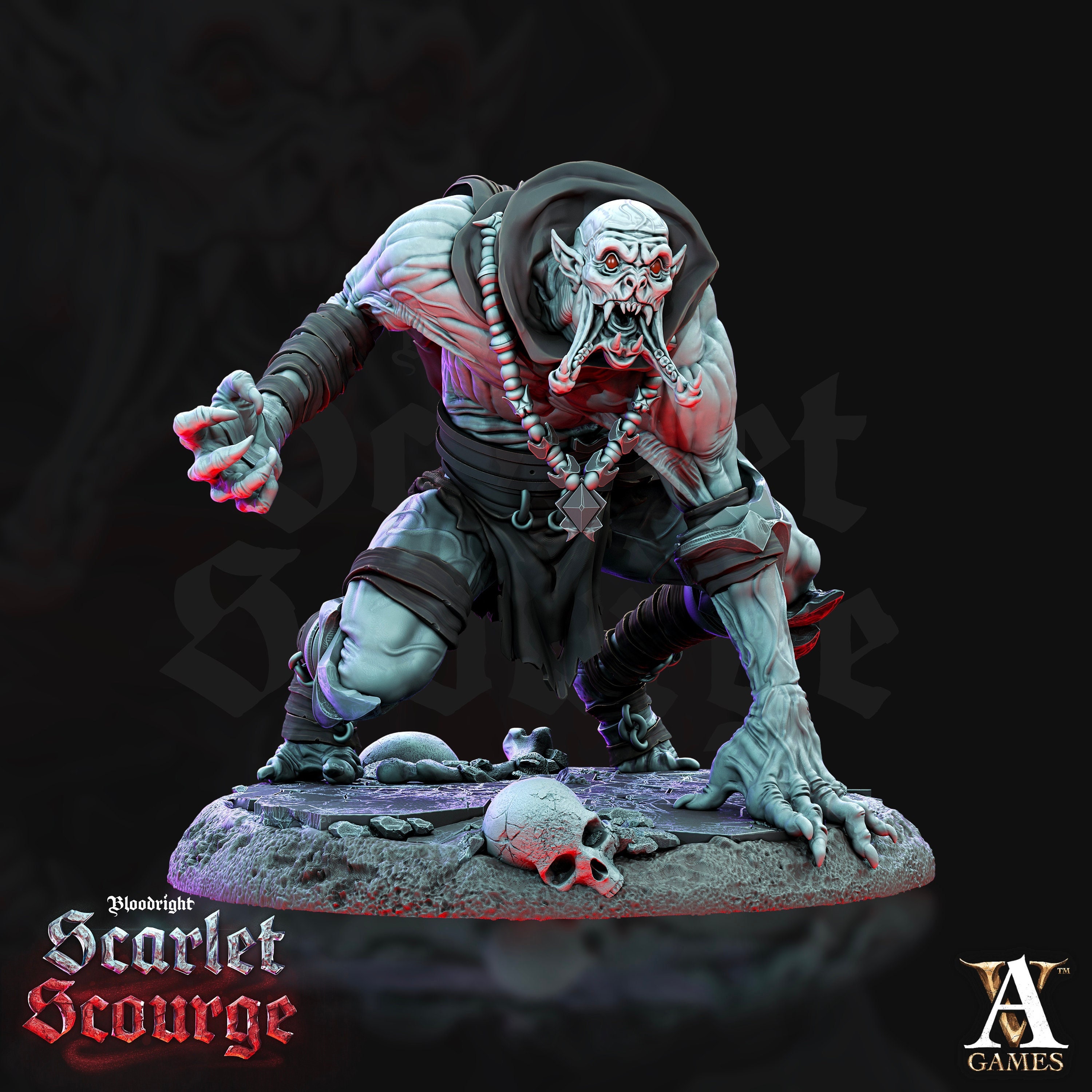 Undead Ghoul, Zombie | 28mm, 32mm,54mm,75mm, 100mm Scale