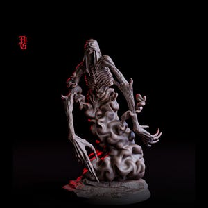 Wraith Undead, Demon Fiend, Resin Miniature | 28mm, 32mm,54mm, 75mm,100mm Scale  | Dungeons and Dragons D&D 5e Pathfinder | Flesh of Gods