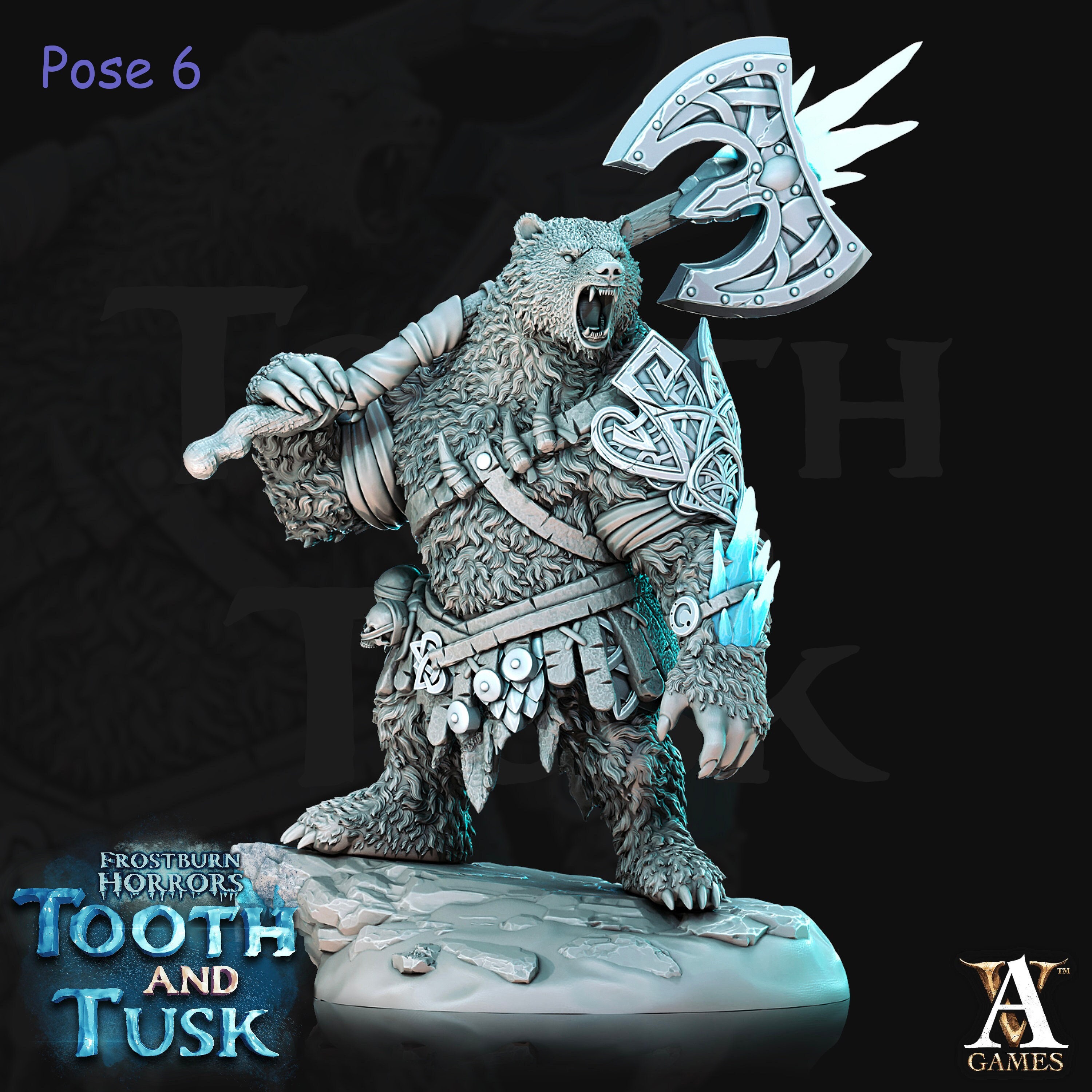 Bearfolk Werebear Monk | 5 Sizes/scales Exclusive | Dungeons and ...