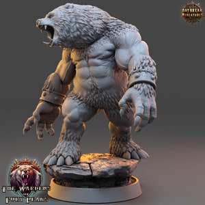 Werebear Size Example Bearfolk Werebear Humanoid Scales: 4 Sizes /scale | D&D 5e Megaboss ...