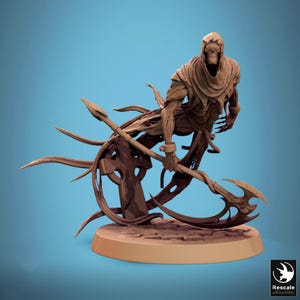 Ghost Undead Monster, Scythe or Sword , DnD Unpainted Mini| 5 Sizes /Scales