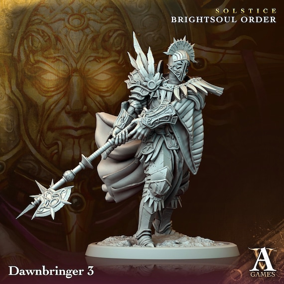 Reaper Dark Heaven Legends 02725 Alaine Female Paladin Fighter Holy Warrior D&D