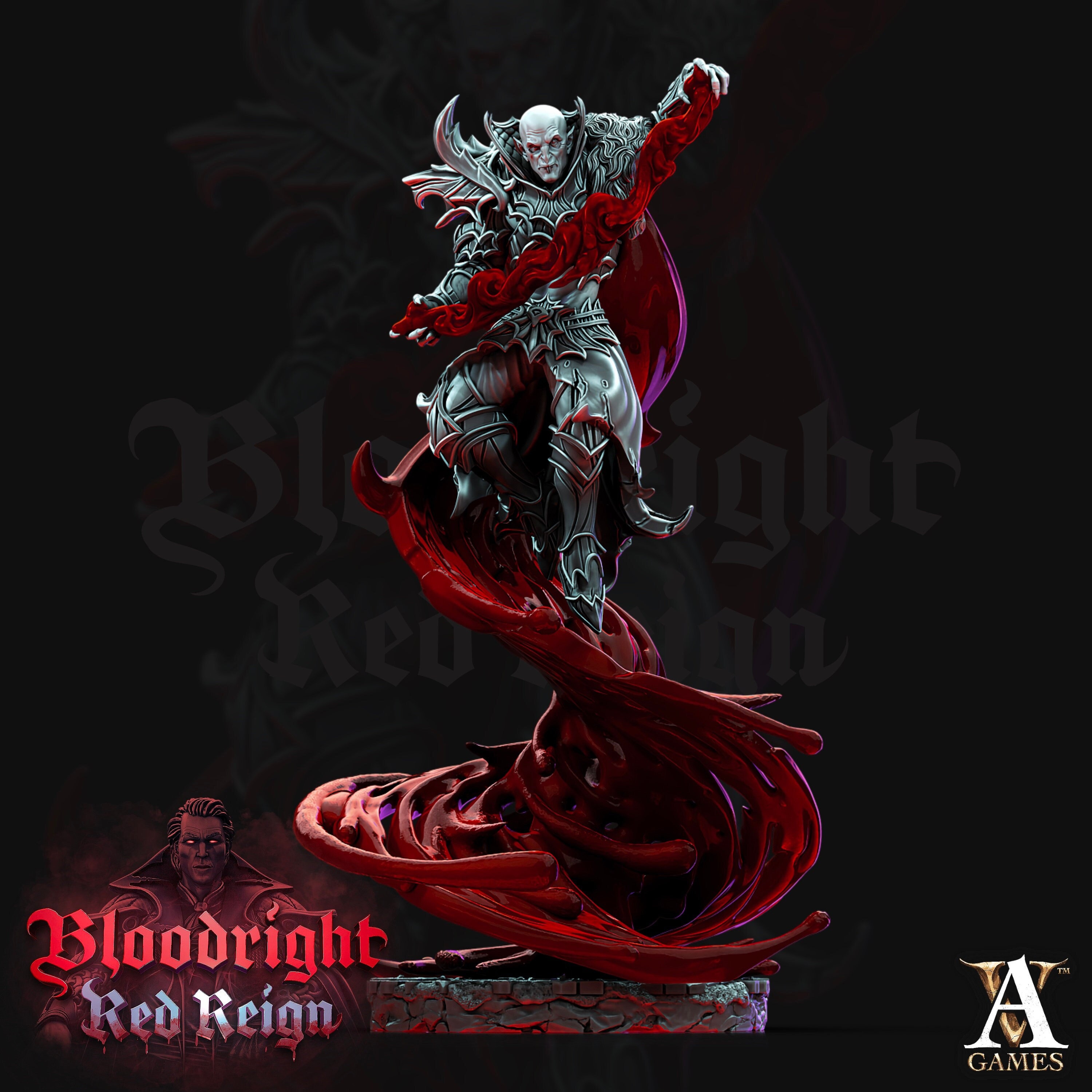 Vampire Count Evil Bloodcloaks | 28mm, 32mm, 75mm Scale