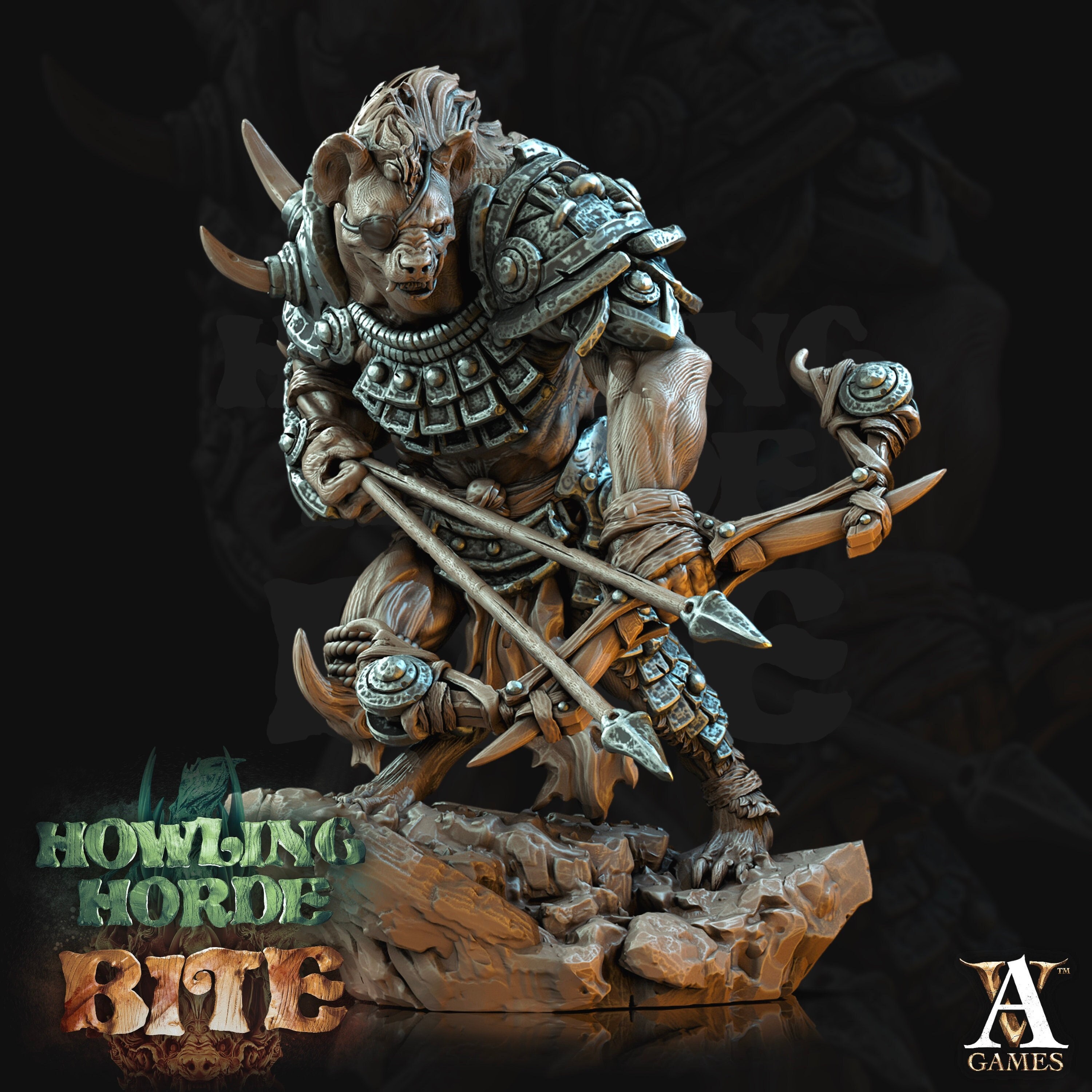 Gnoll Archer Sharpshooter Ranger Resin Miniature Dungeons and Dragons  28mm,32mm,75mm Scales Pathfinder Hyena Humanoid D&D 5e - Etsy