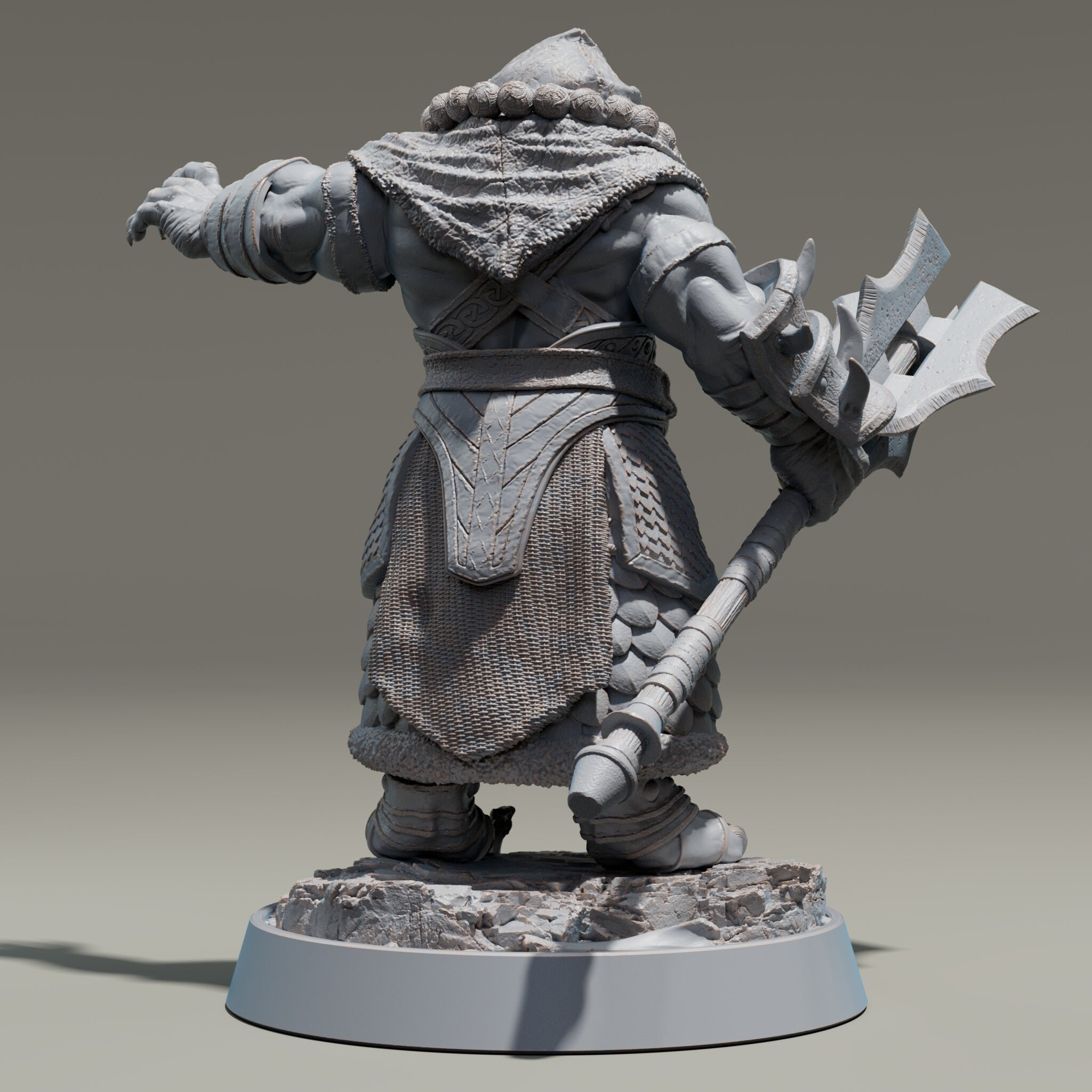Lion Paladin Miniature | Holy Lion Knight | Resin 28mm 32mm 54mm