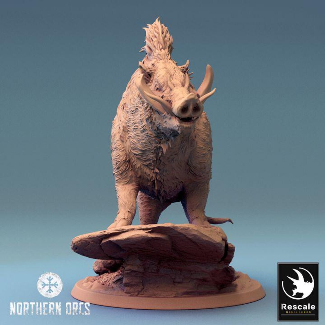 Wild Boar /giant Boar Miniatures | Dungeons and Dragons 5e | 5