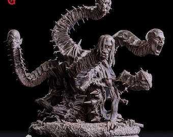 Fałszywa miniatura Hydry – Monstrosity Boss | Żywica w 4 rozmiarach
