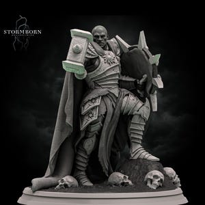 Life, Light Domain Cleric, Paladin PC / NPC Miniature | 28mm, 32mm, 54mm,75mm, 100mm Scales | Pathfinder Figure | DnD | Figurine unpainted |