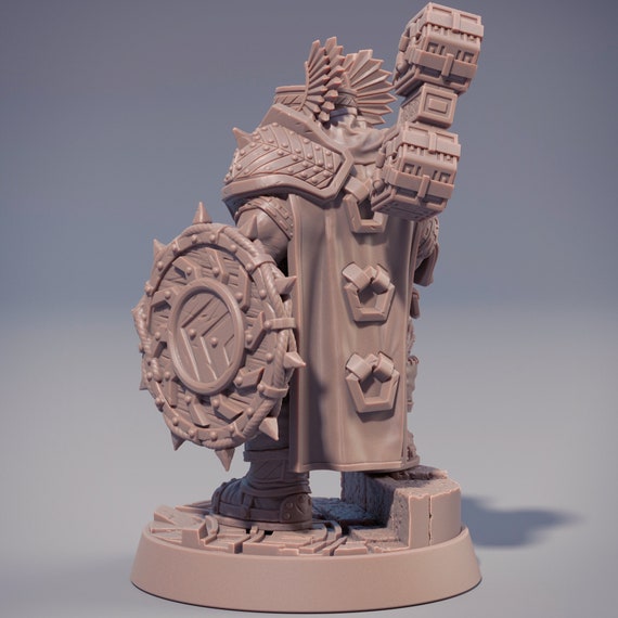 Dwarf Fighter | Dwarf | Hammer & Shield | Dungeons and