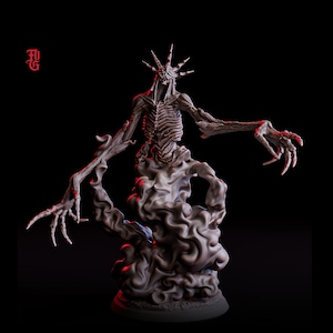 Wraith Undead, Demon Fiend, Resin Miniature | 28mm, 32mm,54mm, 75mm,100mm Scale  | Dungeons and Dragons D&D 5e Pathfinder | Flesh of Gods