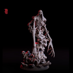 Wraith Undead, Demon Fiend, Resin Miniature | 28mm, 32mm,54mm, 75mm,100mm Scale  | Dungeons and Dragons D&D 5e Pathfinder | Flesh of Gods