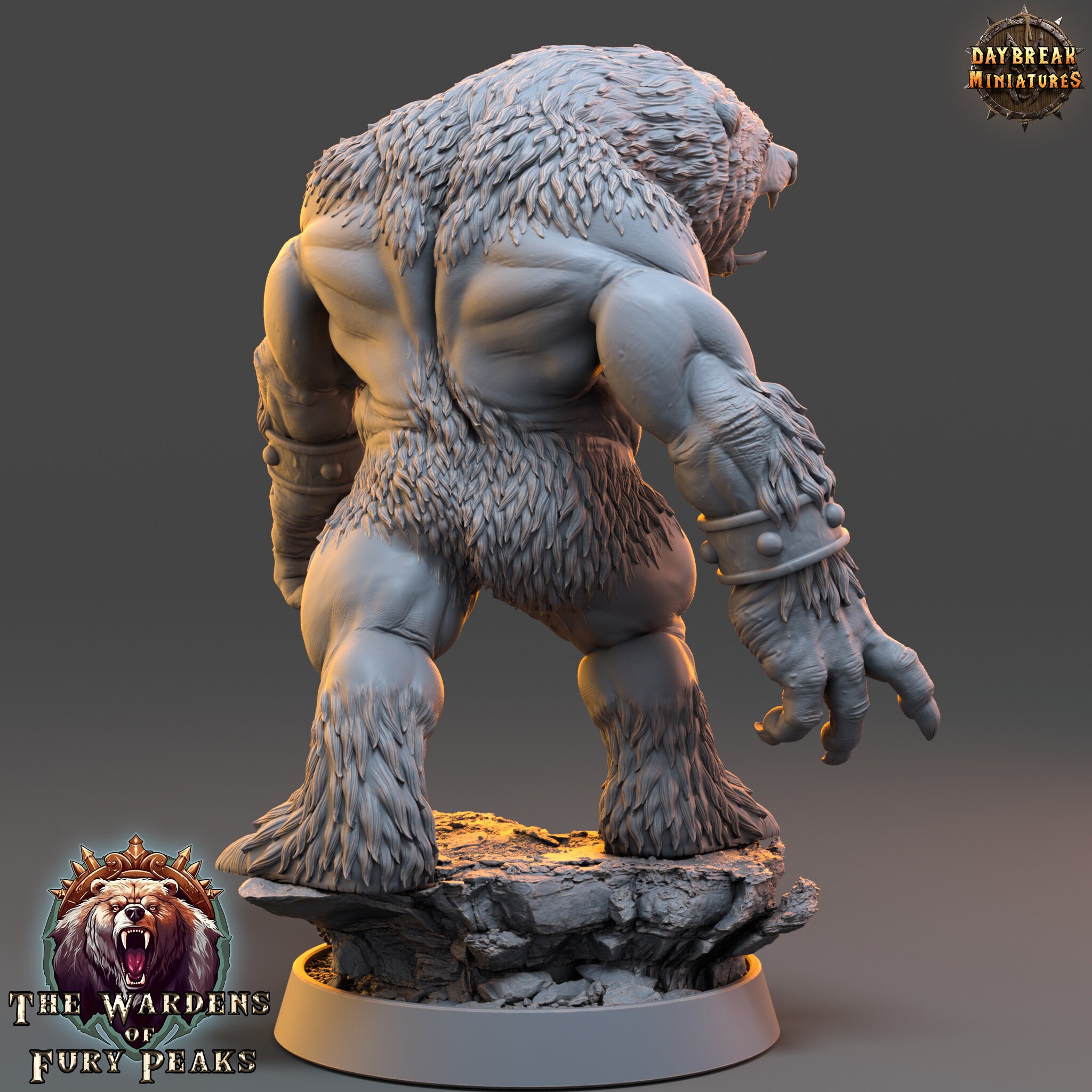 Werebear Size Example Bearfolk Werebear Humanoid Scales: 4 Sizes /scale | D&D 5e Megaboss ...