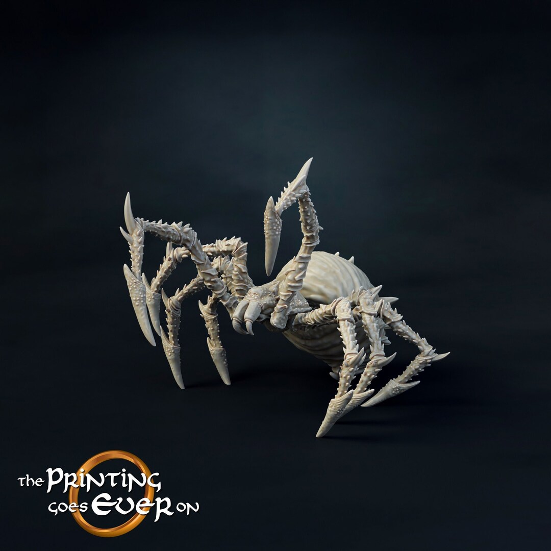 Giant Spider Miniature 28mm Scale/32mm Scale/54mm/75mm Scale pathfinder
