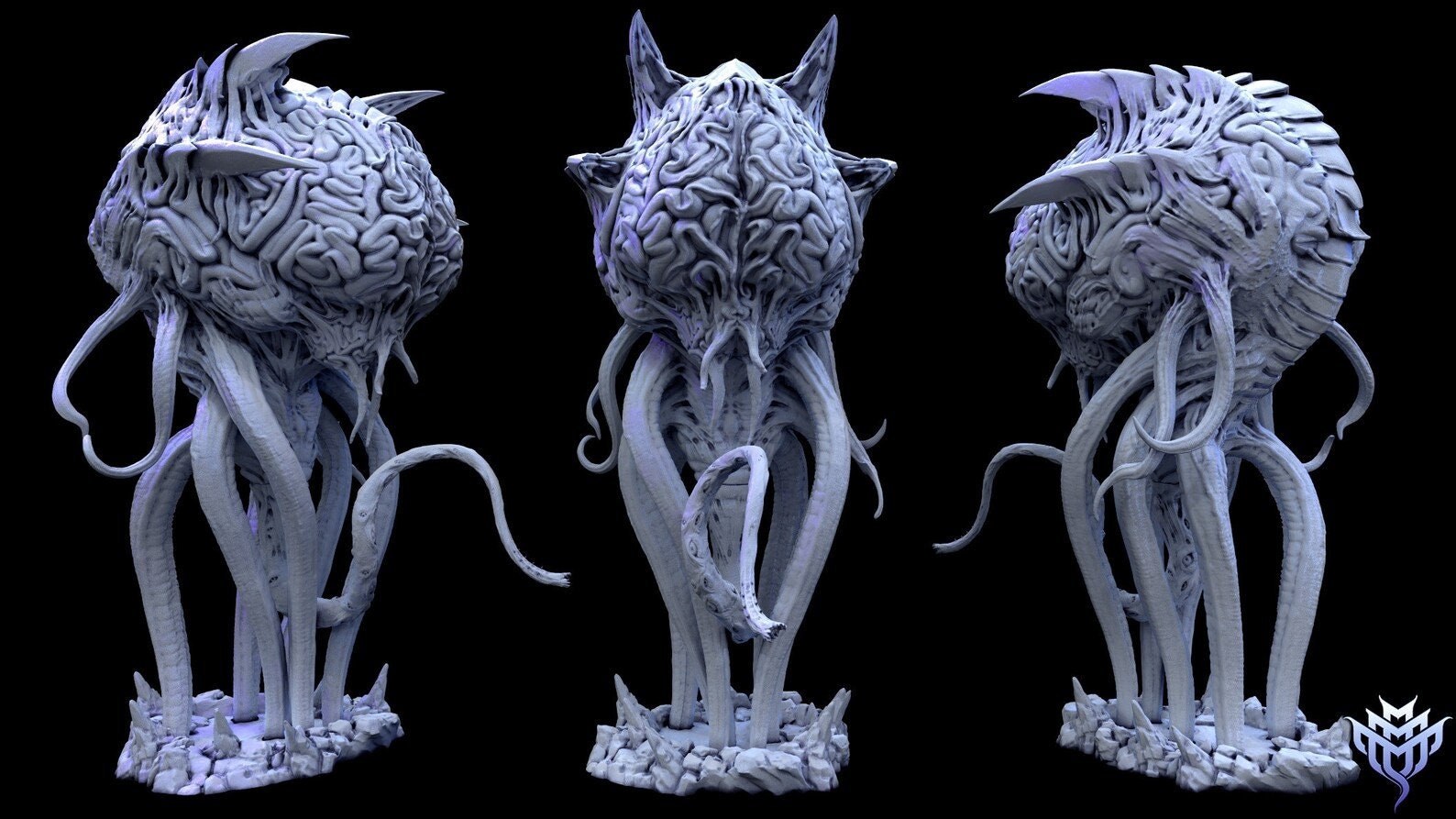 Elder Brain Mind Flayer, Illithid Unpainted 130 Mm 5.1 Tall 28mm32mm  Scales Dungeons and Dragons Pathfinder Dnd 5e Mindflayer - Etsy Canada