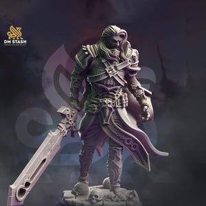 Vampire Knight Strahd in Armor | 28mm, 32mm,54mm, 75mm,100mm Scale | Undead Dungeons & Dragons 5e Miniatures | Pathfinder |Figurine DnD Mini