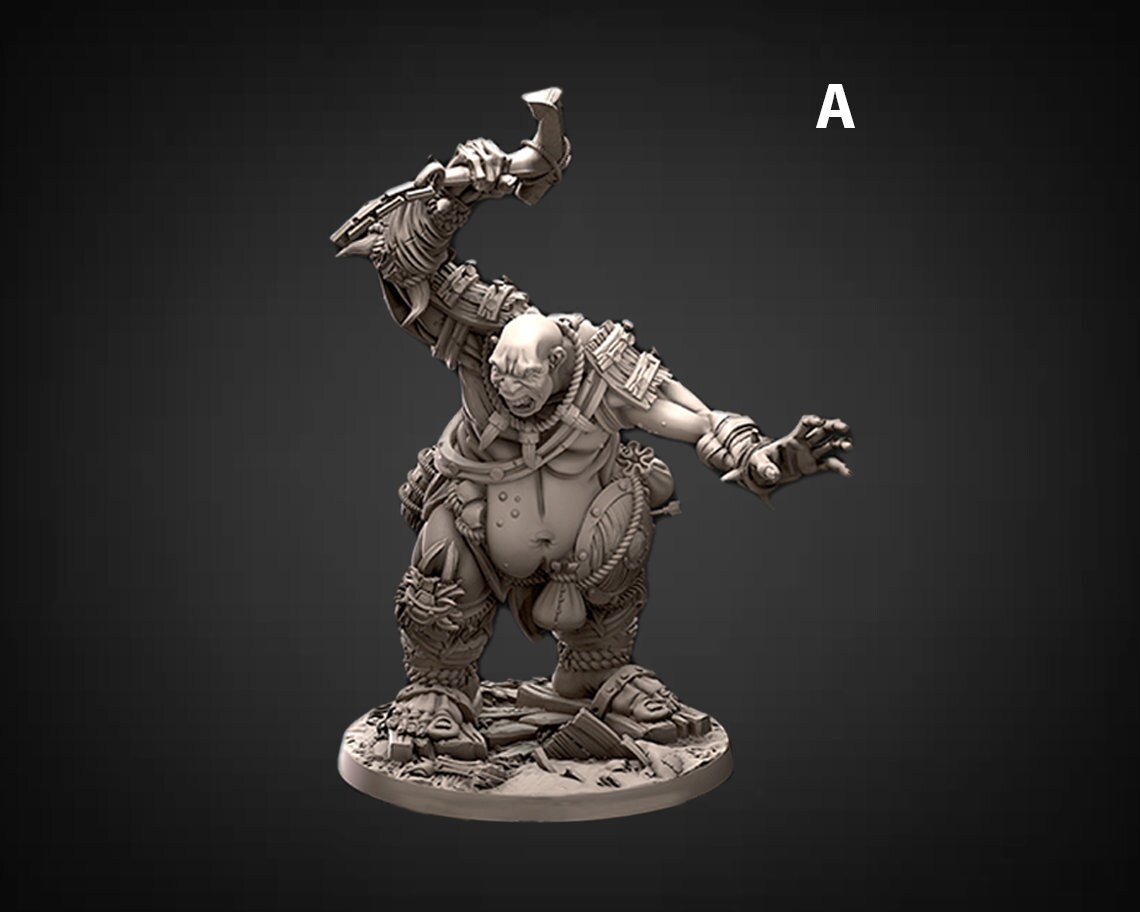 Hill Giant, Oger | 3 Sizes /scales | Dungeons and Dragons | Pathfinder ...