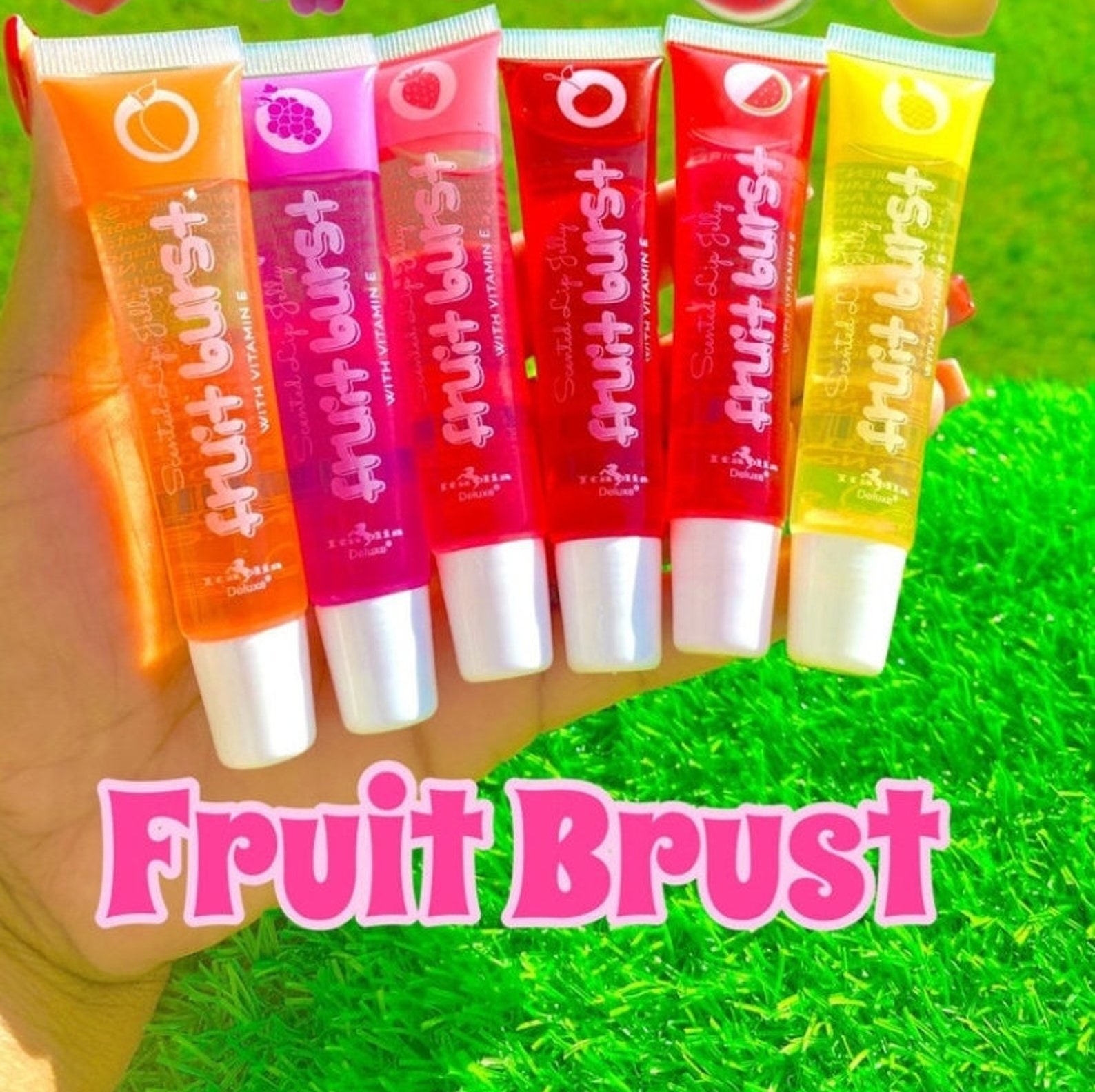 Fruit Burst Lip Gloss Beauty Treats Lip Gloss Beauty Lip Etsy UK