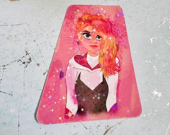 Spider Gwen Holographic Sticker | Spider Gwen Sticker | Ghost Spider Sticker | Gwen Stacy Sticker | Spider-Man Sticker |Spider Woman sticker