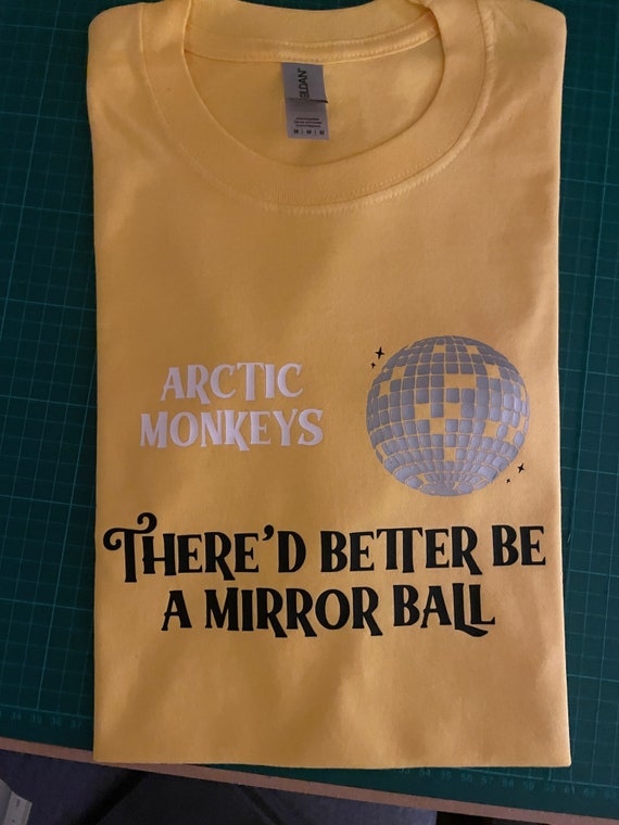 Arctic Monkeys Mirror Ball Tshirt custom Etsy UK
